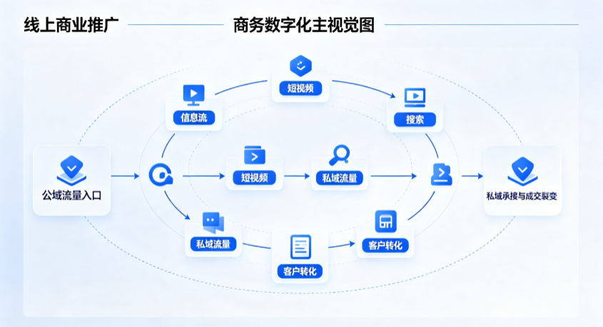 安新县线上商业推广怎么做？全域流量闭环搭建与低成本转化实战指南